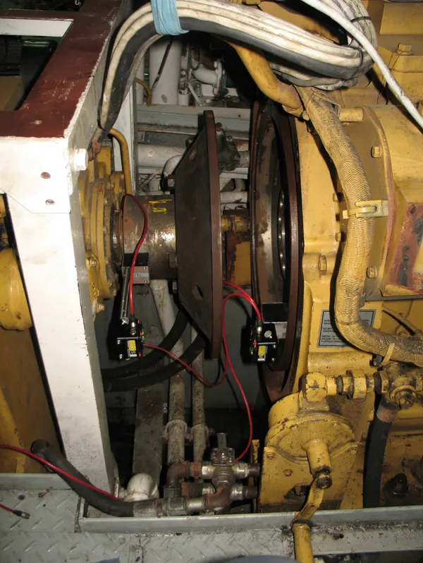Ευθυγράμμιση με laser κύριας μηχανής ως προς τον μειωτήρα (περίπτωση 2)